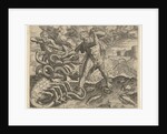 Hercules overcomes the Hydra of Lerna by Julius Goltzius
