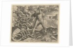 Hercules overcomes the Hydra of Lerna by Julius Goltzius