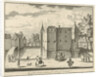 Castle Gunterstein as it was before, Breukelen by Jaques Le Moine de l'Espine Joseph Mulder