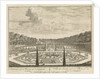 Formal gardens at Castle Heemstede, Large pond at Castle Heemstede, Cave seen from the gallery, Grotto in the garden of Castle Heemstede by Isaac de Moucheron
