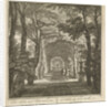 Covered path given to the input / View of the park / Duck pond / Large pond by Isaac de Moucheron