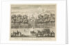 Castle Heemstede, Square and stables, Sight from Starrenbos by Isaac de Moucheron