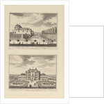 Side of Zeist Castle and surrounding pond, Rear of Slot Zeist, Daniël Stopendaal, Nicolaes Visscher (I) by Anonymous