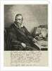 Portrait of Reinier Wybrands Wybma, baptist preacher by Jacob Adriaensz. Backer