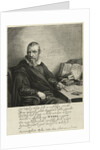 Portrait of Reinier Wybrands Wybma, baptist preacher by Jacob Adriaensz. Backer