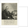 Portrait of Reinier Wybrands Wybma, baptist preacher by Jacob Adriaensz. Backer