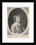 Portrait of Willem II in an oval by Willem Jacobsz. Delff