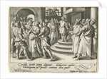 Susanna brought to court by Crispijn van de Passe I