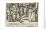 Susanna brought to court by Crispijn van de Passe I