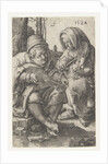 Couple making music by Lucas van Leyden