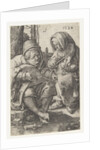 Couple making music by Lucas van Leyden