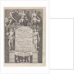 Allegory with Apollo and Diana and three personifications of pharmacy by Isaac Elzevier