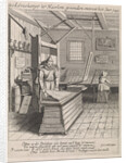 Interior of a book printer by Jan van de Velde