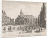 View of the Market Square with the Town Hall in Haarlem by Pieter Jansz. Saenredam