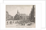 View of the Market Square with the Town Hall in Haarlem by Pieter Jansz. Saenredam
