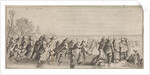 Skaters on the ice by Cornelis Willemsz Blaeu-Laken