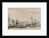 River view with barges by Cornelis Willemsz Blaeu-Laken