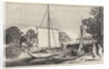 Turf Boats along a quay by Jan van de Velde II
