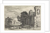 Three figures on a bank of a river near a castle by Jan van de Velde II