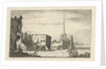 View of the ruins of the Abbey of Rijnsburg by Robert de Baudous