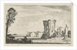 View of the ruins of Huis ter Kleef, Haarlem by Robert de Baudous