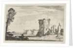 View of the ruins of Huis ter Kleef, Haarlem by Robert de Baudous