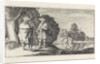 Two pilgrims at a pond by Claes Jansz. Visscher II