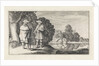 Two pilgrims at a pond by Claes Jansz. Visscher II
