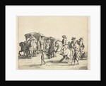 Cavalry and carriages by Jan Martszen de Jonge