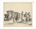 Cavalry and carriages by Jan Martszen de Jonge
