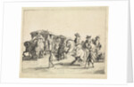 Cavalry and carriages by Jan Martszen de Jonge
