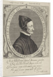 Portrait of Adelbertus Gerbrandsz. Eggius chaplain in Haarlem by Jan van de Velde II