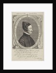 Portrait of Adelbertus Gerbrandsz. Eggius chaplain in Haarlem by Jan van de Velde II
