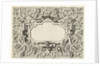 Cartouche surrounded by moresque motives by Hieronymus Cock