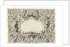 Cartouche surrounded by moresque motives by Hieronymus Cock