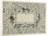 Rectangular cartouche surrounded by moresque motives by Hieronymus Cock