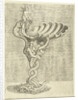 Scale in the form of a shell, supported by a mermaid and a merman by Hieronymus Cock