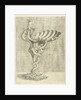 Scale in the form of a shell, supported by a mermaid and a merman by Hieronymus Cock