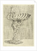Scale in the form of a shell, supported by a mermaid and a merman by Hieronymus Cock