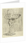 Scale in the form of a shell, supported by a mermaid and a merman by Hieronymus Cock