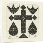 Cross between eight ornaments by Guillaume de la Quewellerie