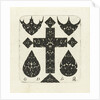 Cross between eight ornaments by Guillaume de la Quewellerie