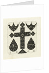 Cross between eight ornaments by Guillaume de la Quewellerie