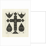Cross between eight ornaments by Guillaume de la Quewellerie