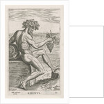 River god Rhenus by Philips Galle