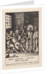 Ignatius Loyola Performs a devilish spell out by Hieronymus Wierix