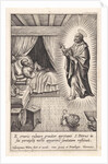 Ignatius Loyola has a vision of Peter by Hieronymus Wierix