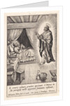 Ignatius Loyola has a vision of Peter by Hieronymus Wierix