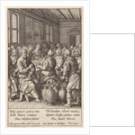 Wedding at Cana by Hieronymus Wierix