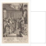 Presentation of Mary in the Temple by Hieronymus Wierix